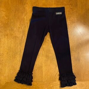 NWOT Matilda Jane Black Ruffle Leggings
